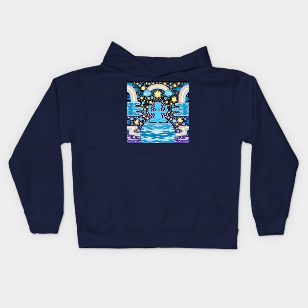 Chill Out! Kids Hoodie by jackteagle